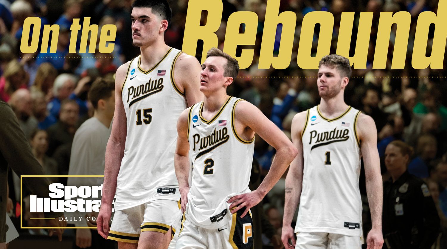 Purdue after losing in the NCAA tournament.
